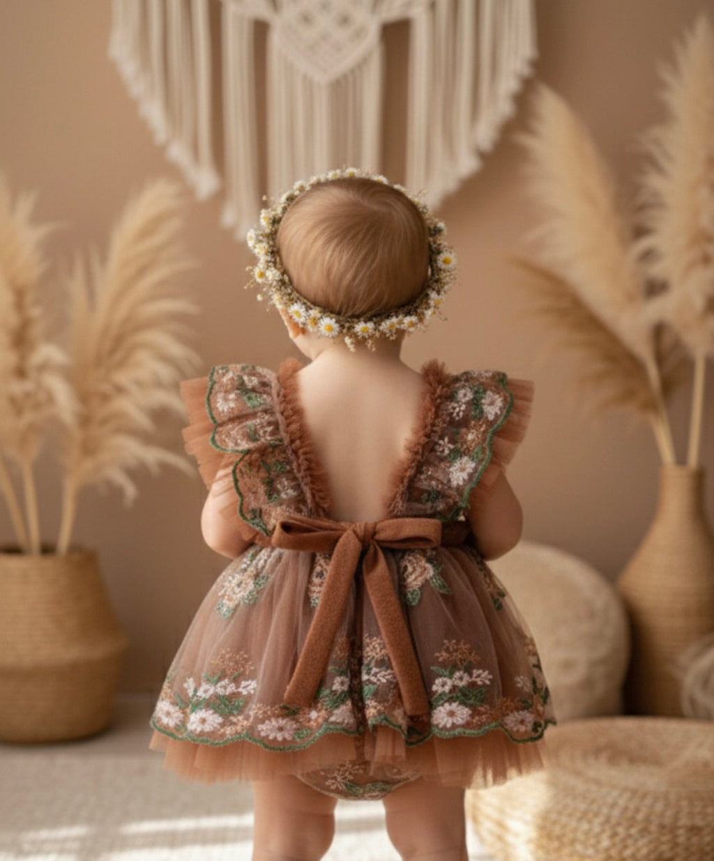 Lace Toddler Romper for Photoshoot Dress Tierra