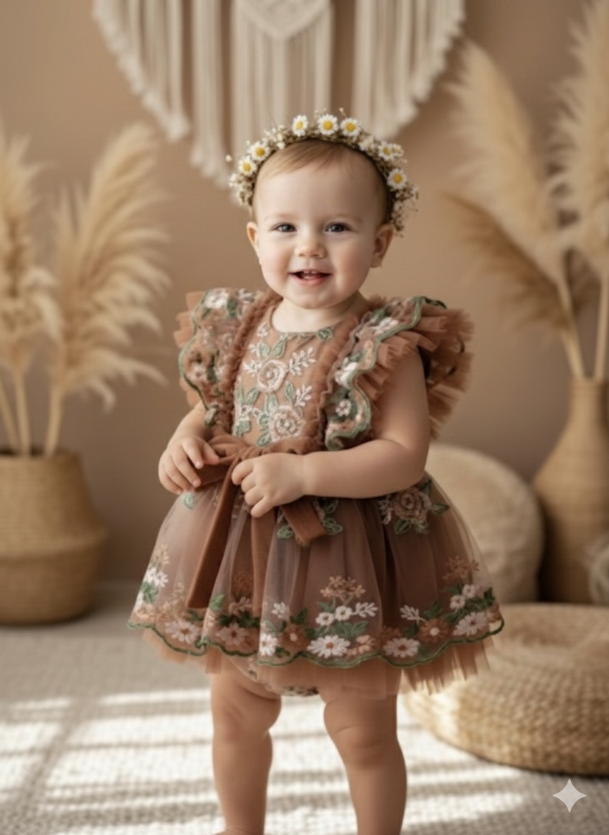 Lace Toddler Romper for Photoshoot Dress Tierra